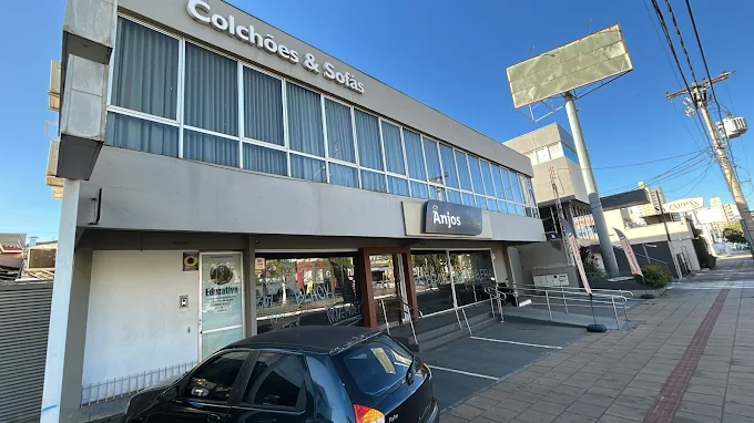 Fachada da loja Anjos Colchões & Sofás em São José do Rio Preto